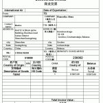 Коммерческий инвос (образец)